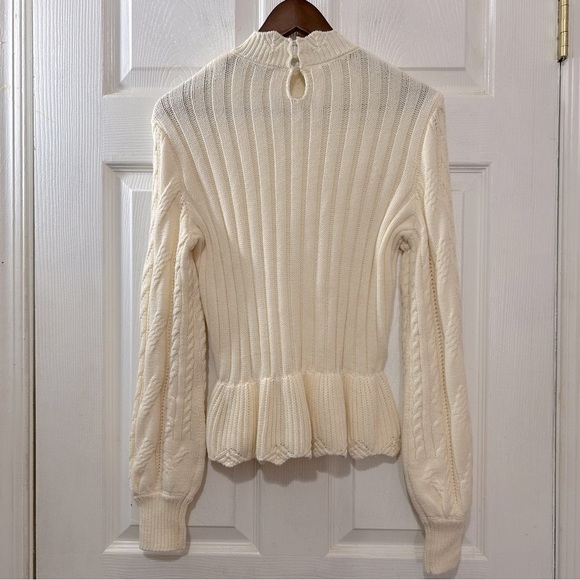 Draper James RSVP Women's Sweater Cream Size Small - Picture 7 of 9